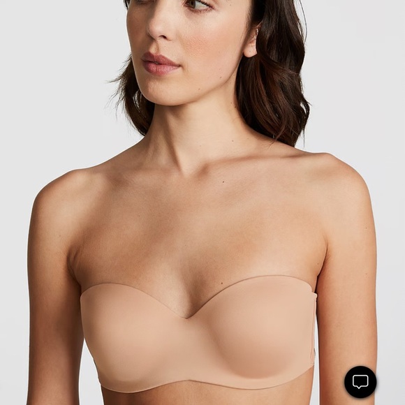 PINK Victoria Secret Wear Everywhere Push Up Strapless Bra - Picture 1 of 4